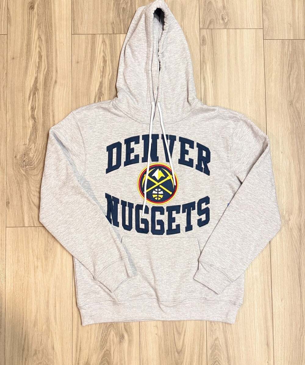 Ultra Game Denver Nuggets XX Team Hoodie Heather Gray S